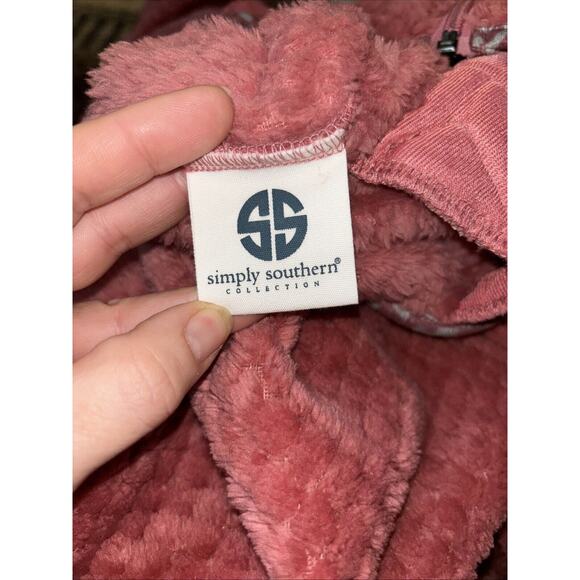 NWT Simply Southern Fleece Full Zip Long Sleeve Jacket Size XL - Picture 11 of 12